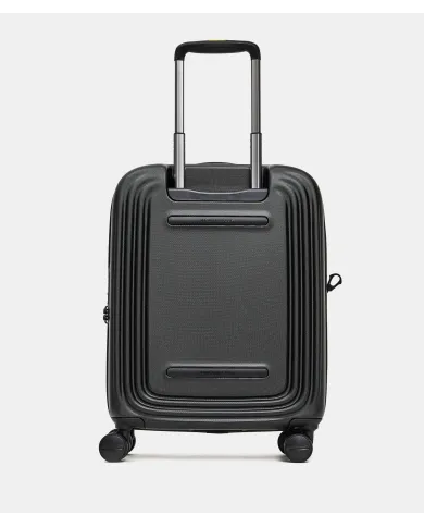 Mandarina Duck Logoduck+ Trolley Cabina Rigido Espandibile - Bagaglio a Mano 4 Ruote Nero