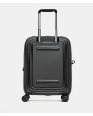 Mandarina Duck Logoduck+ Trolley Cabina Rigido Espandibile - Bagaglio a Mano 4 Ruote Nero