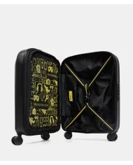 Mandarina Duck Logoduck+ Trolley Cabina Rigido Espandibile - Bagaglio a Mano 4 Ruote Nero