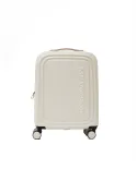 Mandarina Duck Logoduck+ Trolley Cabina Rigido Espandibile - Bagaglio a Mano 4 Ruote Avorio