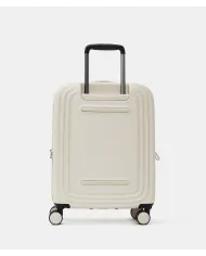 Mandarina Duck Logoduck+ Trolley Cabina Rigido Espandibile - Bagaglio a Mano 4 Ruote Avorio