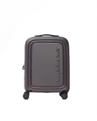 Mandarina Duck Logoduck+ Trolley Cabina Rigido Espandibile - Bagaglio a Mano 4 Ruote Marrone