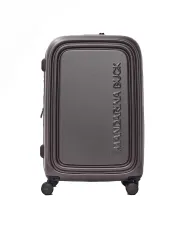 Mandarina Duck Logoduck+ Trolley Medio Rigido Espandibile - Valigia 4 Ruote in Policarbonato Marrone