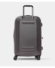 Mandarina Duck Logoduck+ Trolley Medio Rigido Espandibile - Valigia 4 Ruote in Policarbonato Marrone