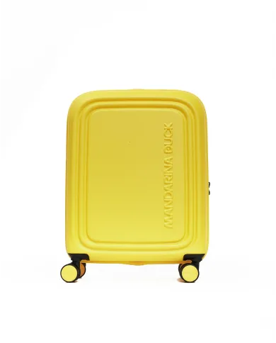 Mandarina Duck Logoduck+ Trolley Cabina Rigido - Bagaglio a Mano 4 Ruote Giallo