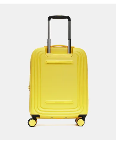 Mandarina Duck Logoduck+ Trolley Cabina Rigido - Bagaglio a Mano 4 Ruote Giallo