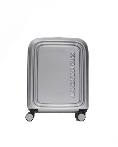 Mandarina Duck Logoduck+ Trolley Cabina Rigido - Bagaglio a Mano 4 Ruote Silver