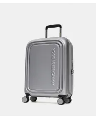 Mandarina Duck Logoduck+ Trolley Cabina Rigido - Bagaglio a Mano 4 Ruote Silver