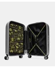 Mandarina Duck Logoduck+ Trolley Cabina Rigido - Bagaglio a Mano 4 Ruote Silver
