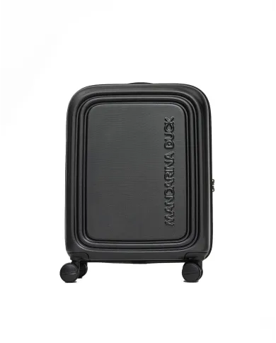 Mandarina Duck Logoduck+ Trolley Cabina Rigido - Bagaglio a Mano 4 Ruote Nero