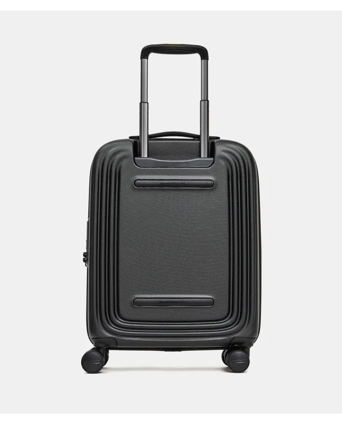 Mandarina Duck Logoduck+ Trolley Cabina Rigido - Bagaglio a Mano 4 Ruote Nero