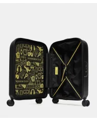 Mandarina Duck Logoduck+ Trolley Cabina Rigido - Bagaglio a Mano 4 Ruote Nero