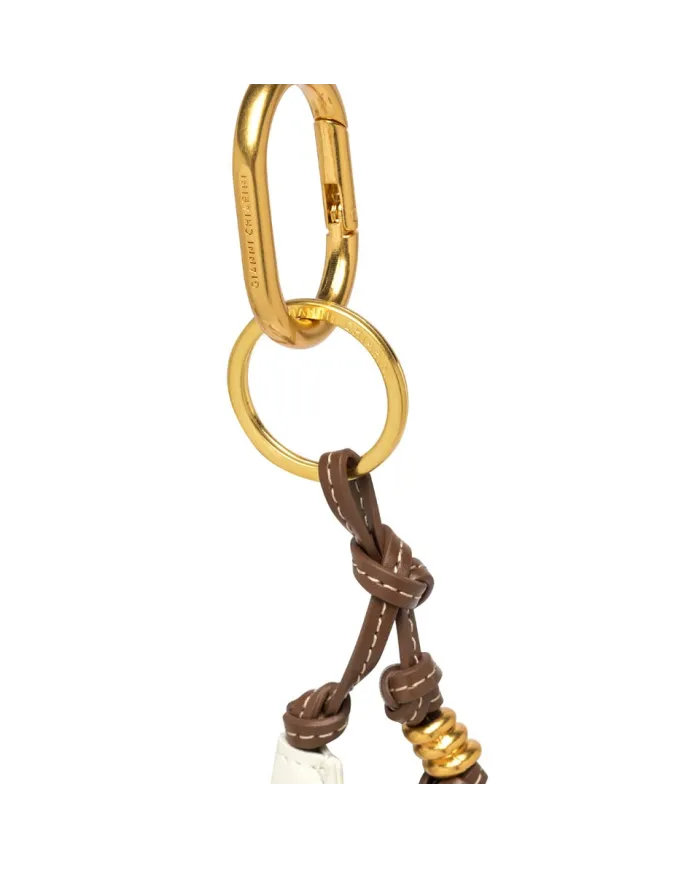 Gianni Chiarini Portachiavi Charm Calla Avorio
