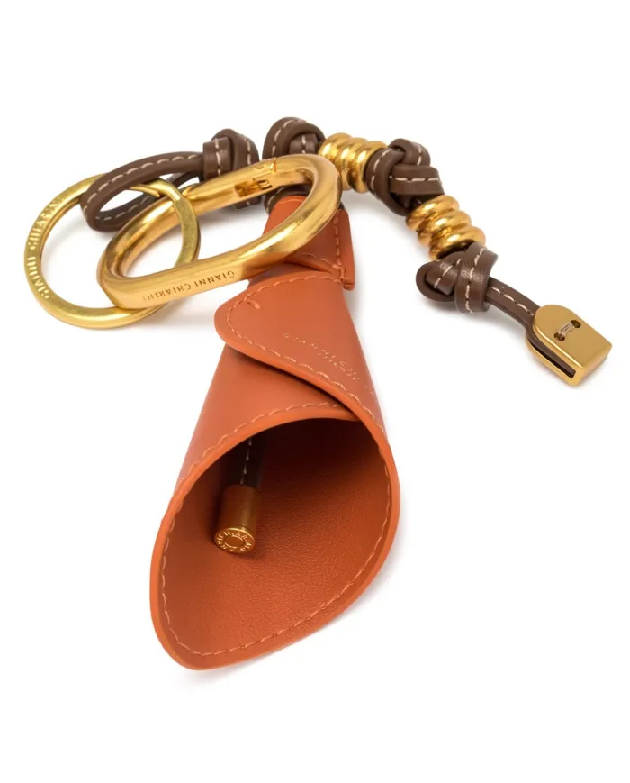 Gianni Chiarini Portachiavi Charm Calla Arancio