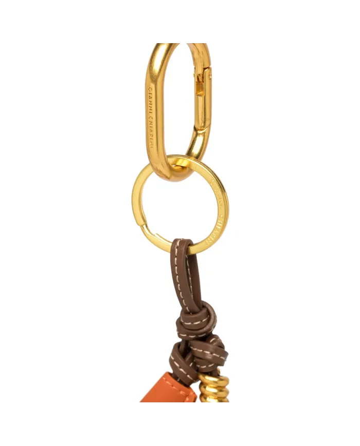 Gianni Chiarini Portachiavi Charm Calla Arancio