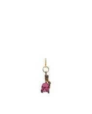 Gianni Chiarini Portachiavi Charm Fiore Fucsia