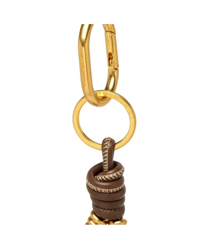 Gianni Chiarini Portachiavi Charm Fiore Rosa