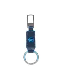 Piquadro Porta chiavi Blue square.