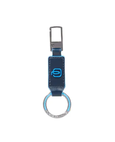 Piquadro Porta chiavi Blue square.
