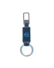 Piquadro Porta chiavi Blue square.