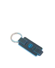 Piquadro Porta chiavi Blue square.