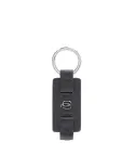 Piquadro Porta chiavi Black square. Nero