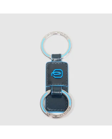 Piquadro Porta chiavi Blue Square