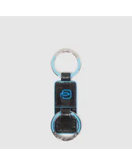 Piquadro Porta chiavi Blue Square Nero