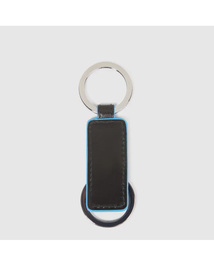 Piquadro Porta chiavi Blue Square Nero