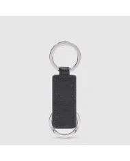 Piquadro Porta chiavi Black square. Nero