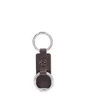 Piquadro Porta chiavi Black square. Testa moro