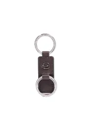 Piquadro Porta chiavi Black square. Testa moro