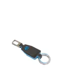 Piquadro Porta chiavi divisibile Blue square. Nero