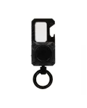 Piquadro Porta chiavi in metallo con tracker Nero
