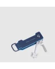 Piquadro Portachiavi pelle Blue Square