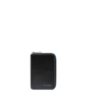 Piquadro Portafoglio piccolo Blue square Nero
