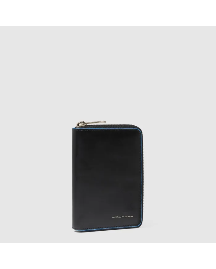 Piquadro Portafoglio piccolo Blue square Nero