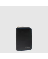 Piquadro Portafoglio piccolo Blue square Nero