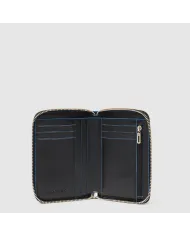 Piquadro Portafoglio piccolo Blue square Nero