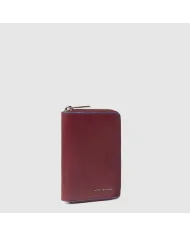 Piquadro Portafoglio piccolo Blue square Rosso