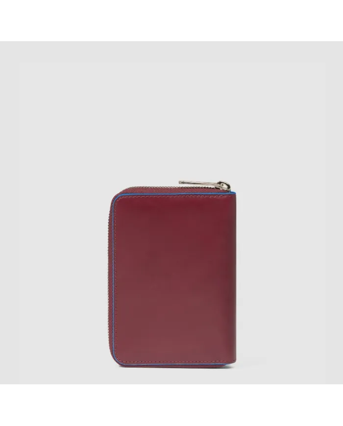 Piquadro Portafoglio piccolo Blue square Rosso