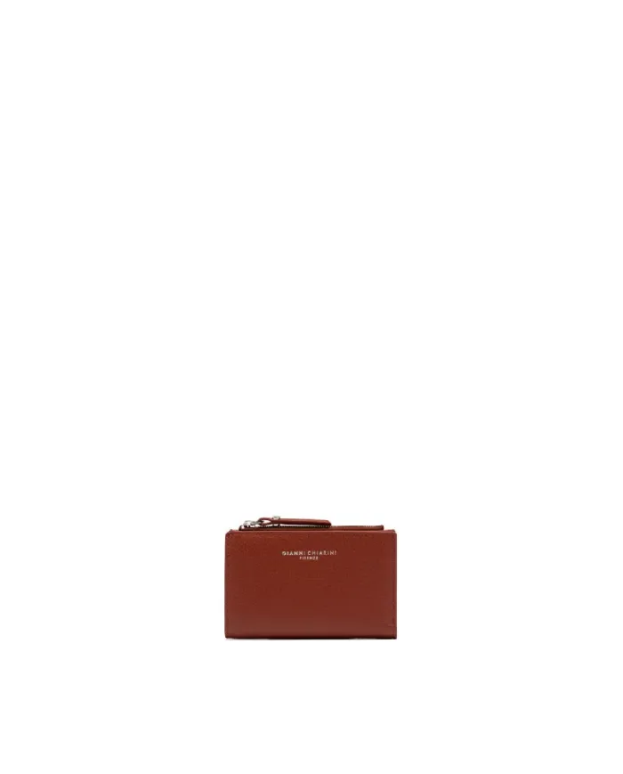 Gianni Chiarini Portafoglio piccolo donna in pelle Mattone