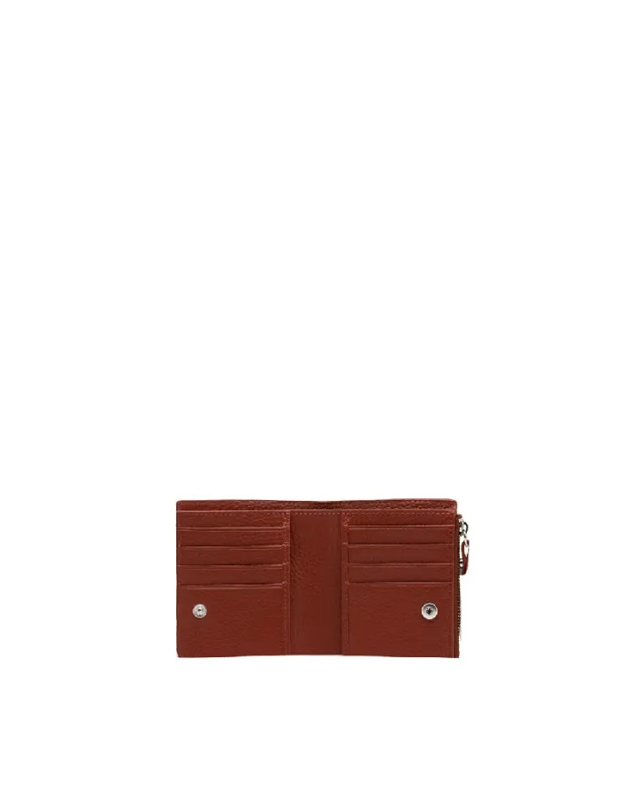 Gianni Chiarini Portafoglio piccolo donna in pelle Mattone