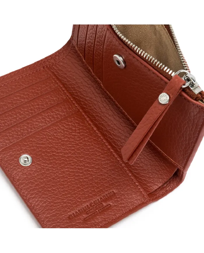 Gianni Chiarini Portafoglio piccolo donna in pelle Mattone