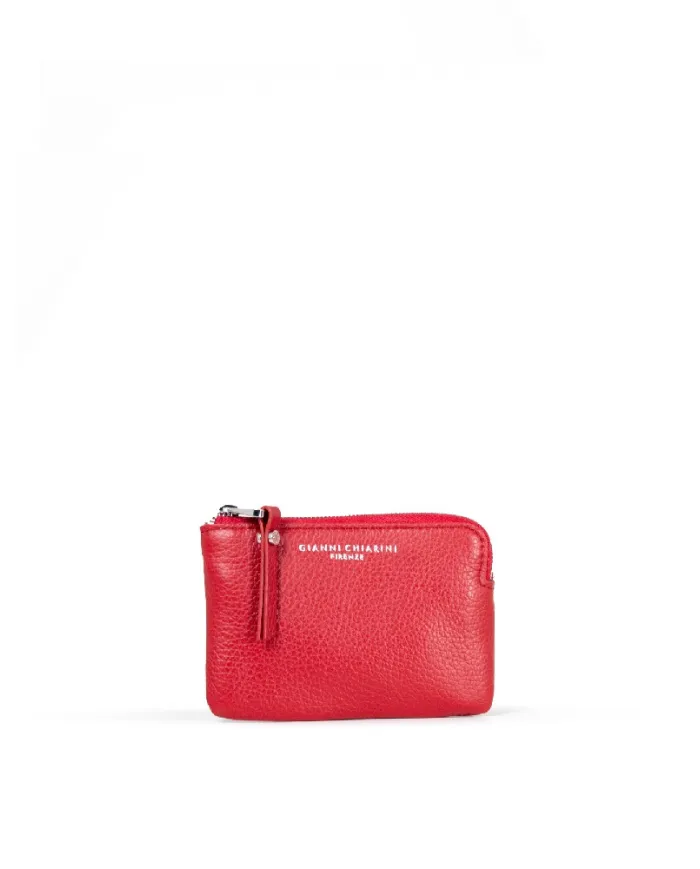 Gianni Chiarini Portachiavi in pelle Rosso
