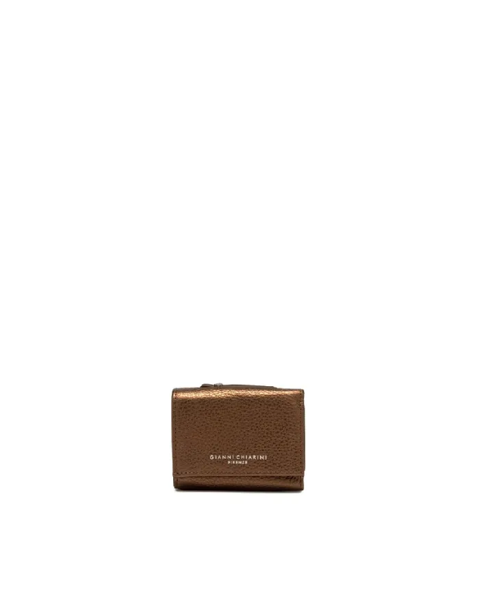 Gianni Chiarini Portafoglio piccolo donna in pelle Bronzo