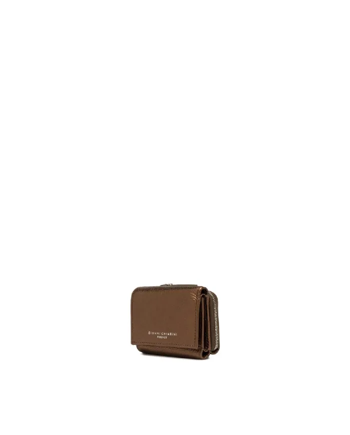 Gianni Chiarini Portafoglio piccolo donna in pelle Bronzo