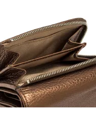 Gianni Chiarini Portafoglio piccolo donna in pelle Bronzo