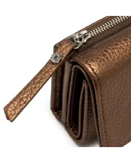 Gianni Chiarini Portafoglio piccolo donna in pelle Bronzo