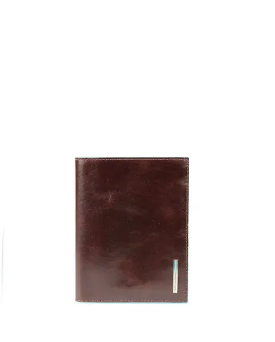 Piquadro Porta passaporto in pelle Mogano